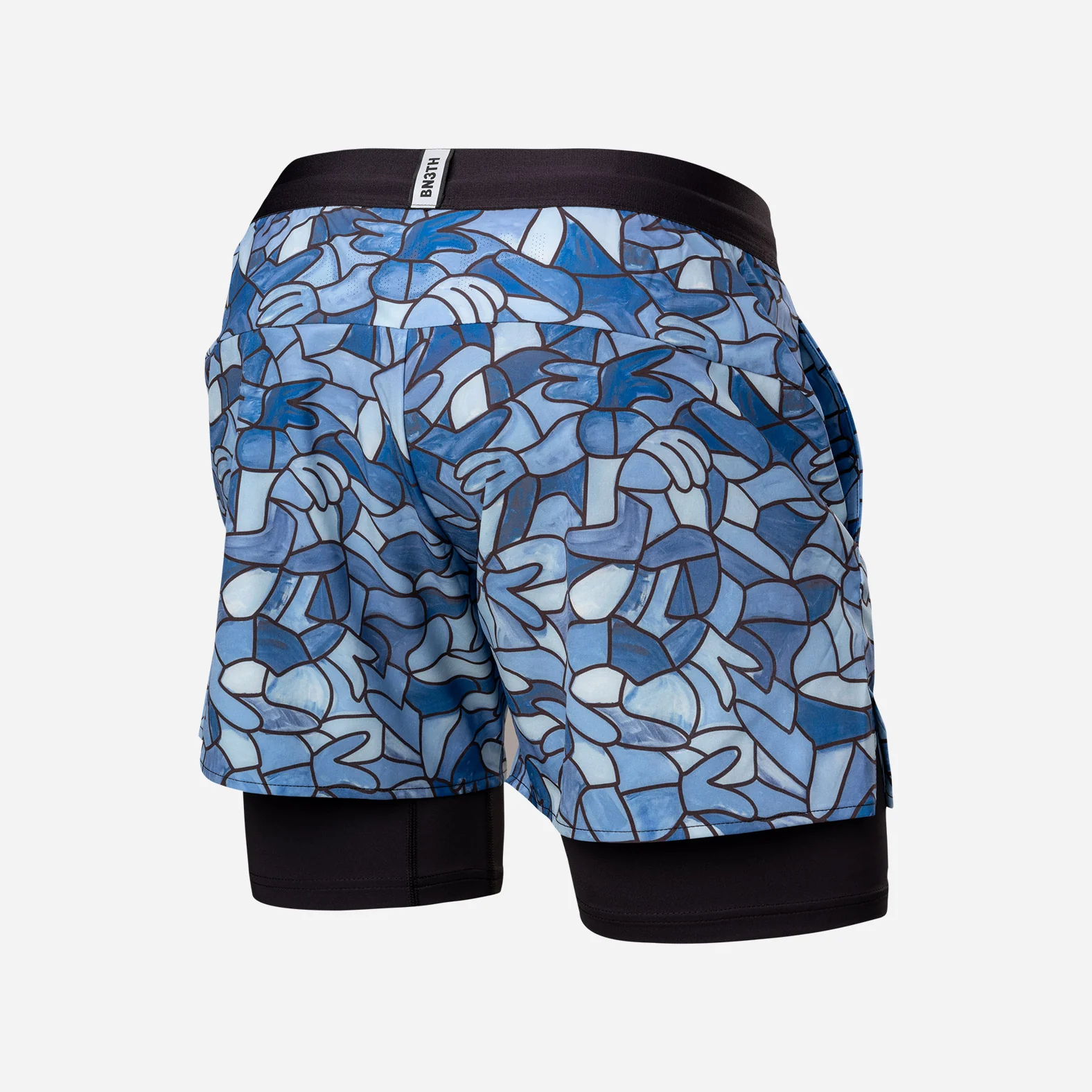 Session 2N1 Training Short 5" :  Lucas Beaufort - Paint Blue - Image 3