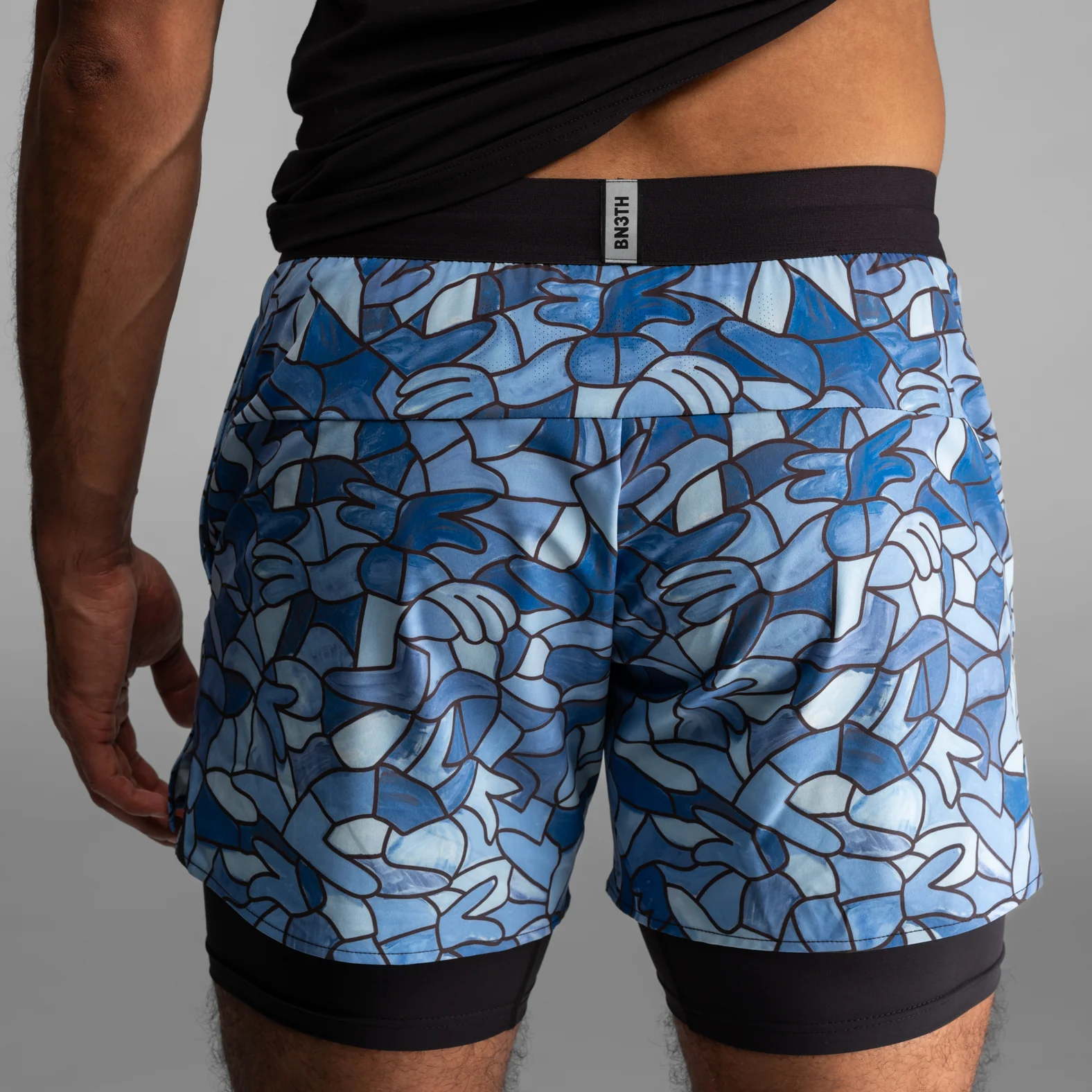Session 2N1 Training Short 5" :  Lucas Beaufort - Paint Blue - Image 7