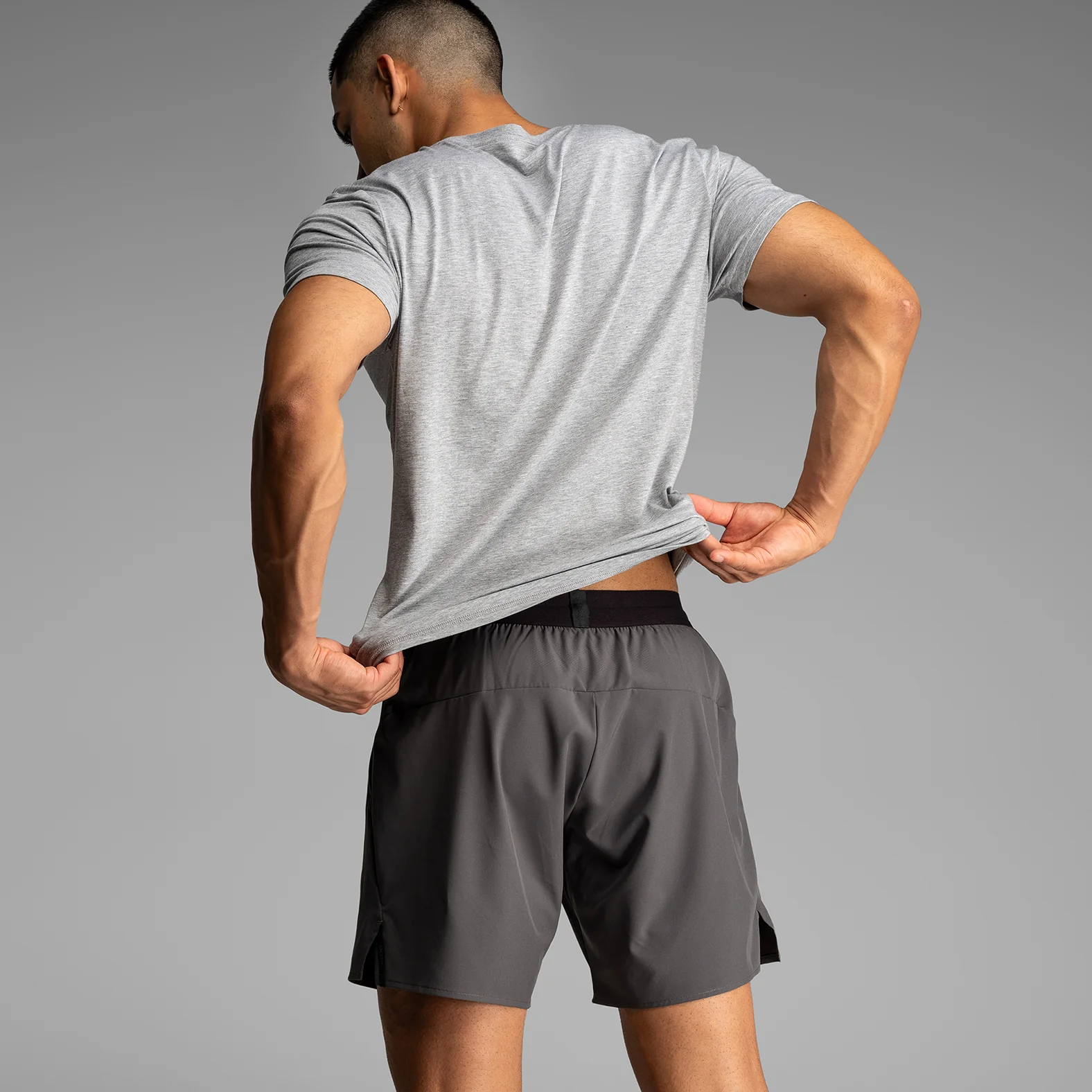 Session 7" Training Short 2N1 :: Shadow Gray - Image 8