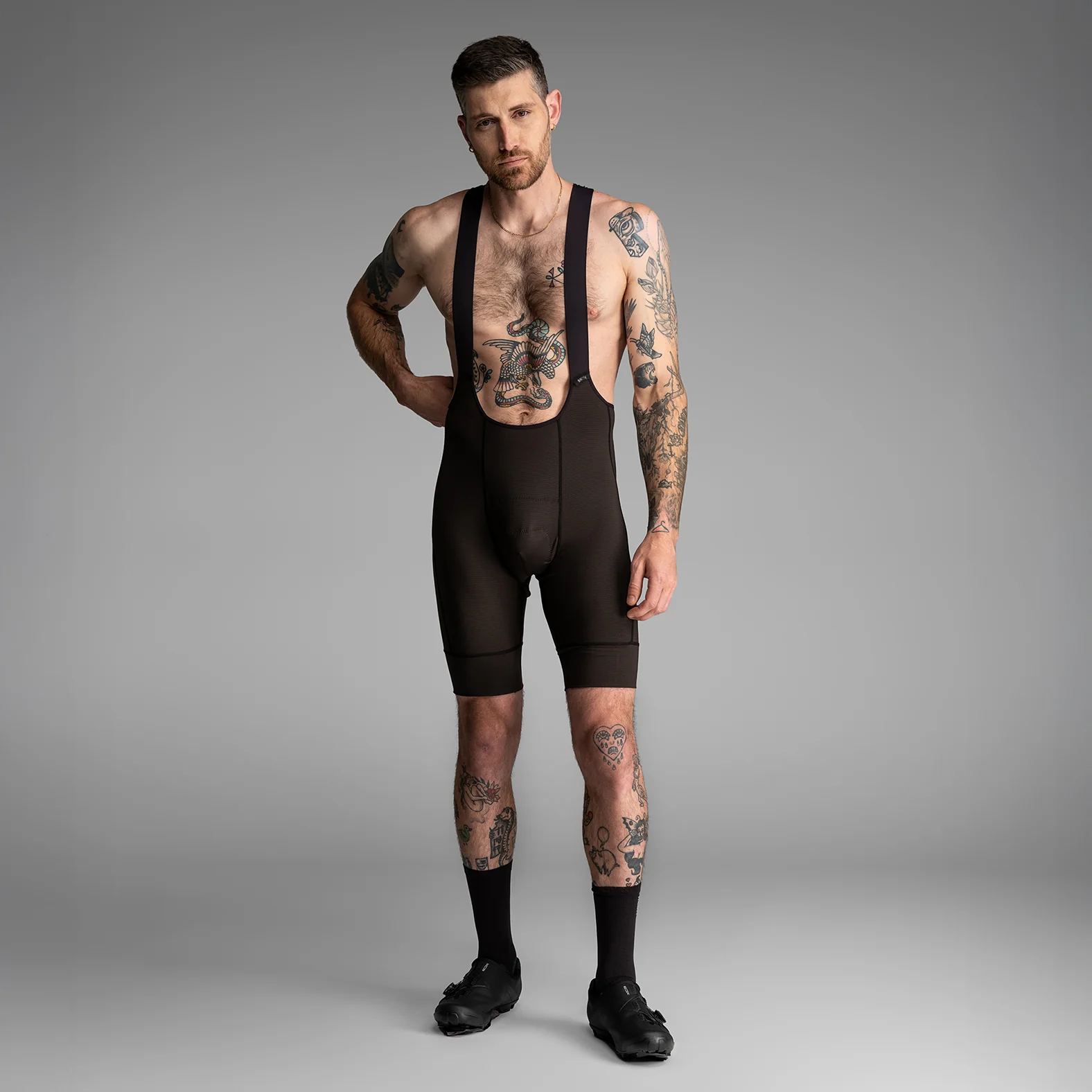Trail Bike Liner Bibshort: Black - Image 5