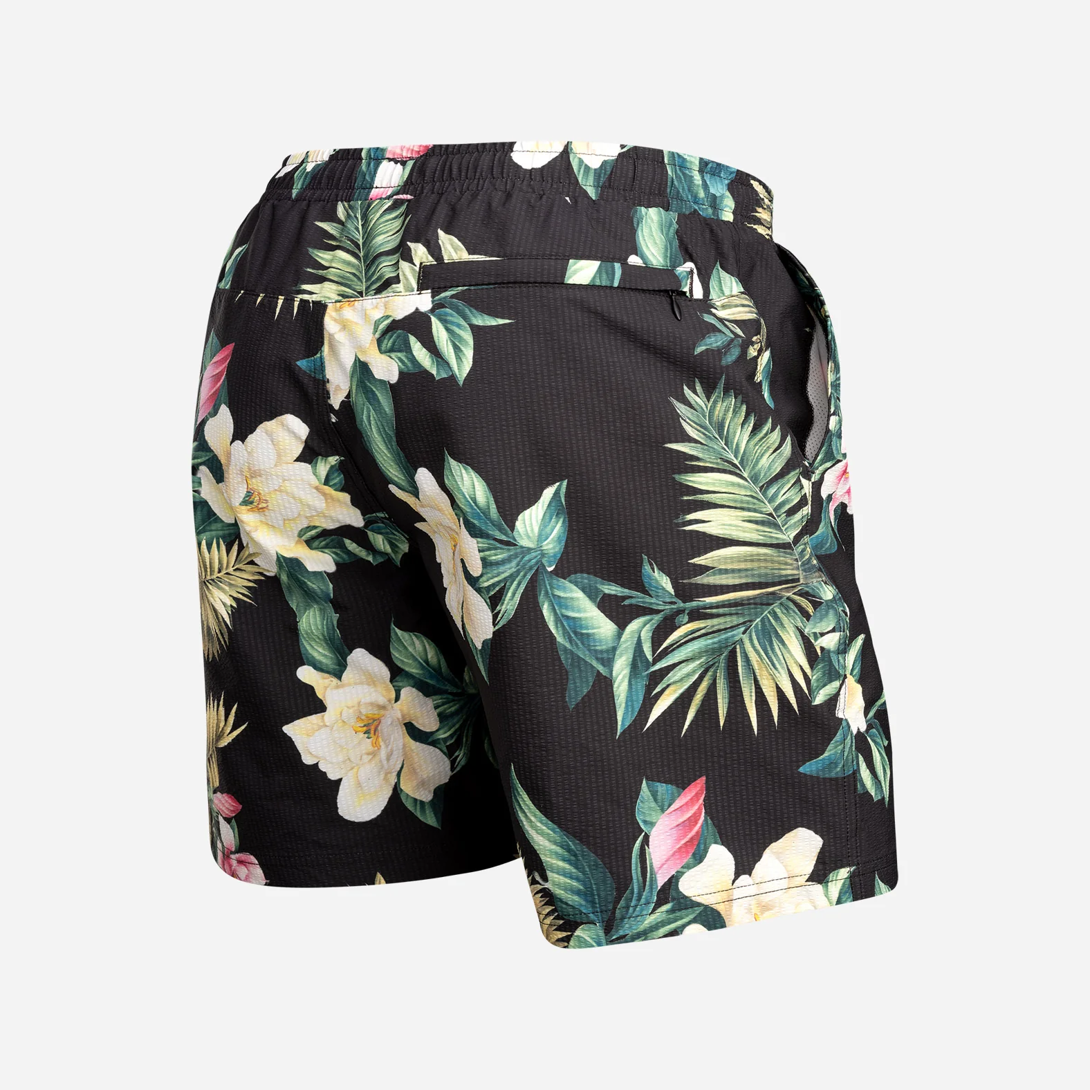 Wave 7" Swim Short 2N1: Magnolia Black - Image 3